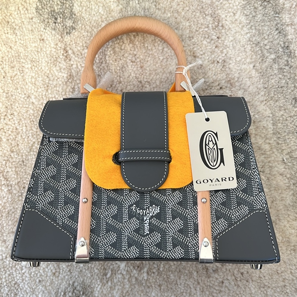 NEW IN BOX - Goyard Mini Saigon in Grey